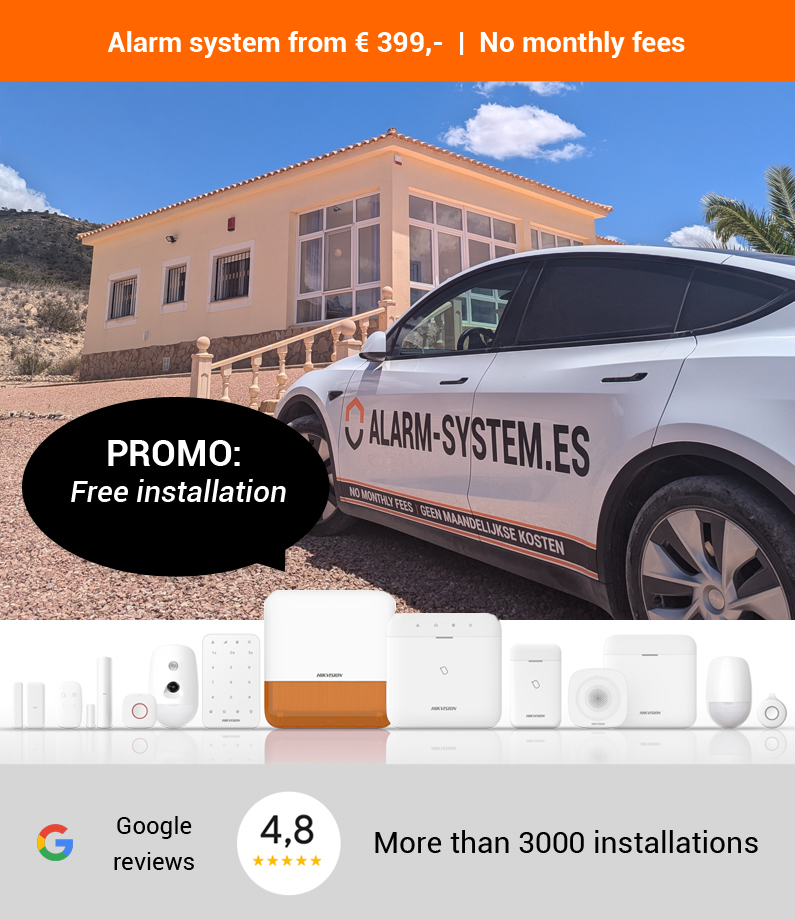 Alarm system Spain no monthly fees