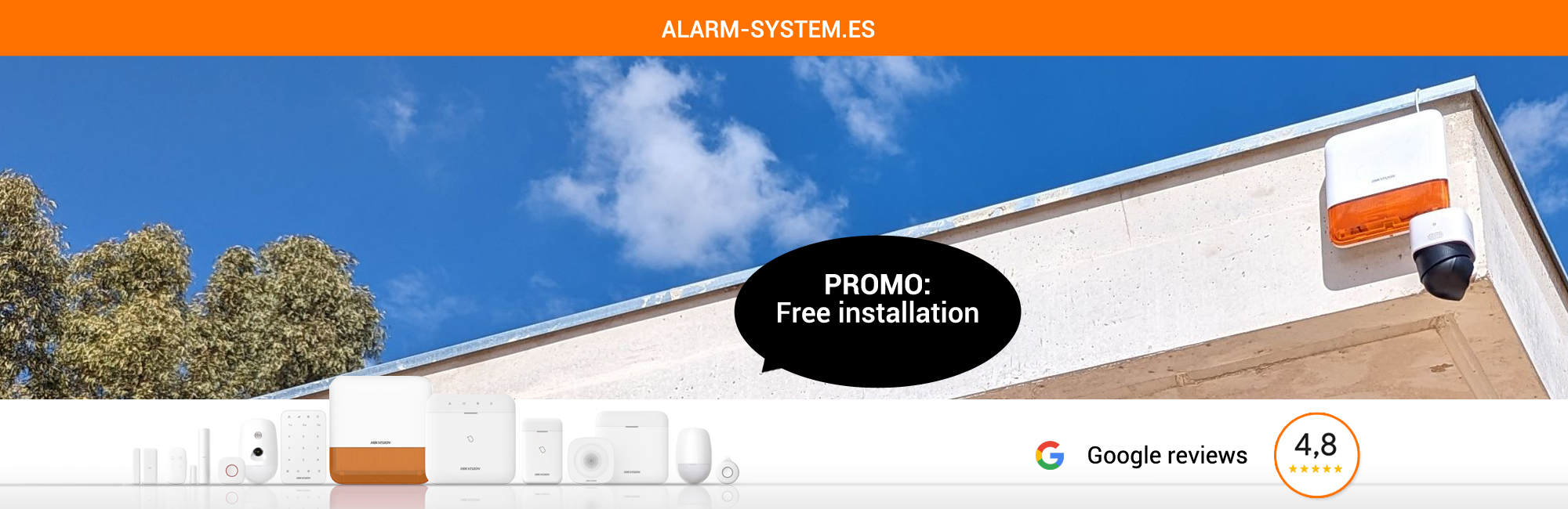 Alarm installer in Spain, English speaking