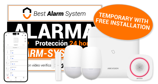 Alarm Spain package A 2025 01 Installation packages Best Alarm System, uw alarm installateur in Spanje | Your alarm installer in Spain